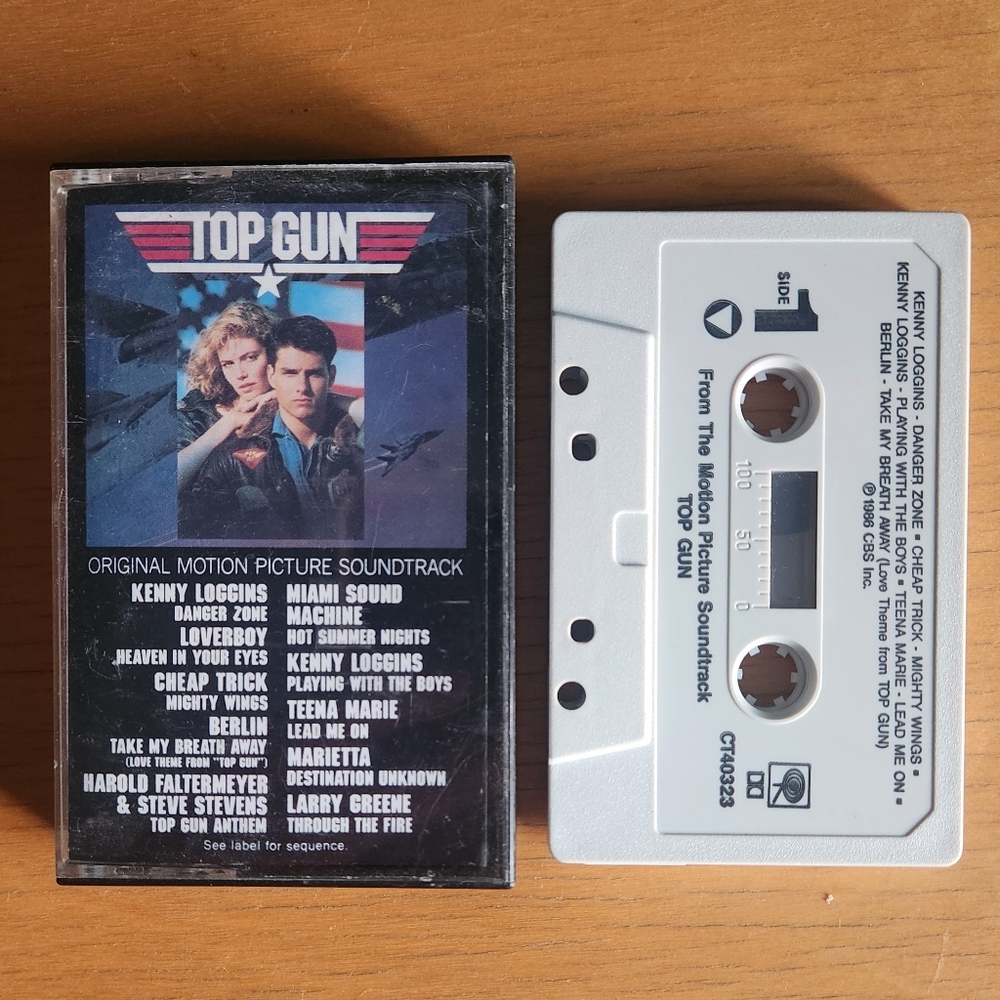 Footloose, Top Gun, Johnny Be Good - 1980s Soundtrack Cassette Tapes (Lot of 3)  - Picture 5 of 8